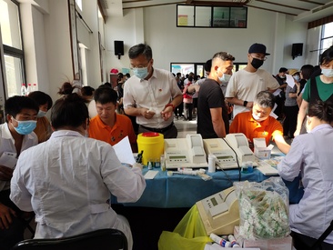 不忘初心跟党走 我为七一献热血 